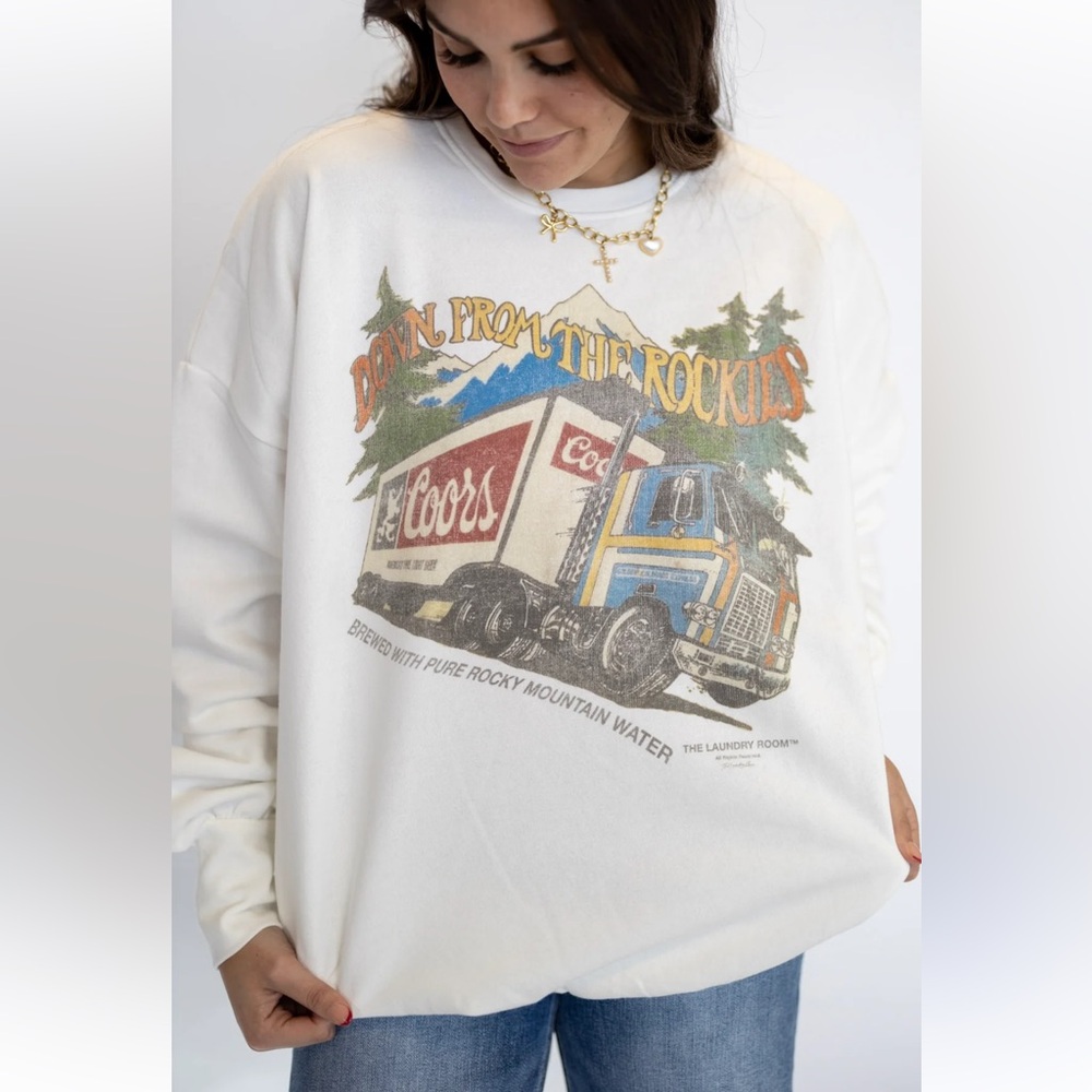 The Laundry Room Coor Down Rockies Crewneck